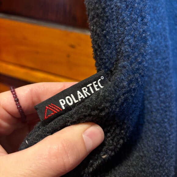 Men's J. Crew Dark Gray Fleece Vest  Full Zip Size Medium - Picture 5 of 7